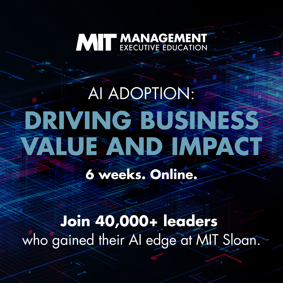 MIT Sloan Executive Education Facebook ad