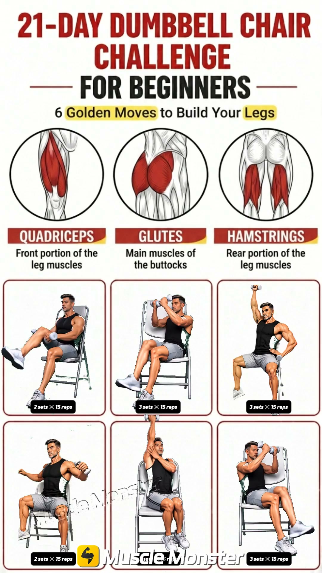 Muscle Monster Dumbbell Power Facebook ad: Start Training!