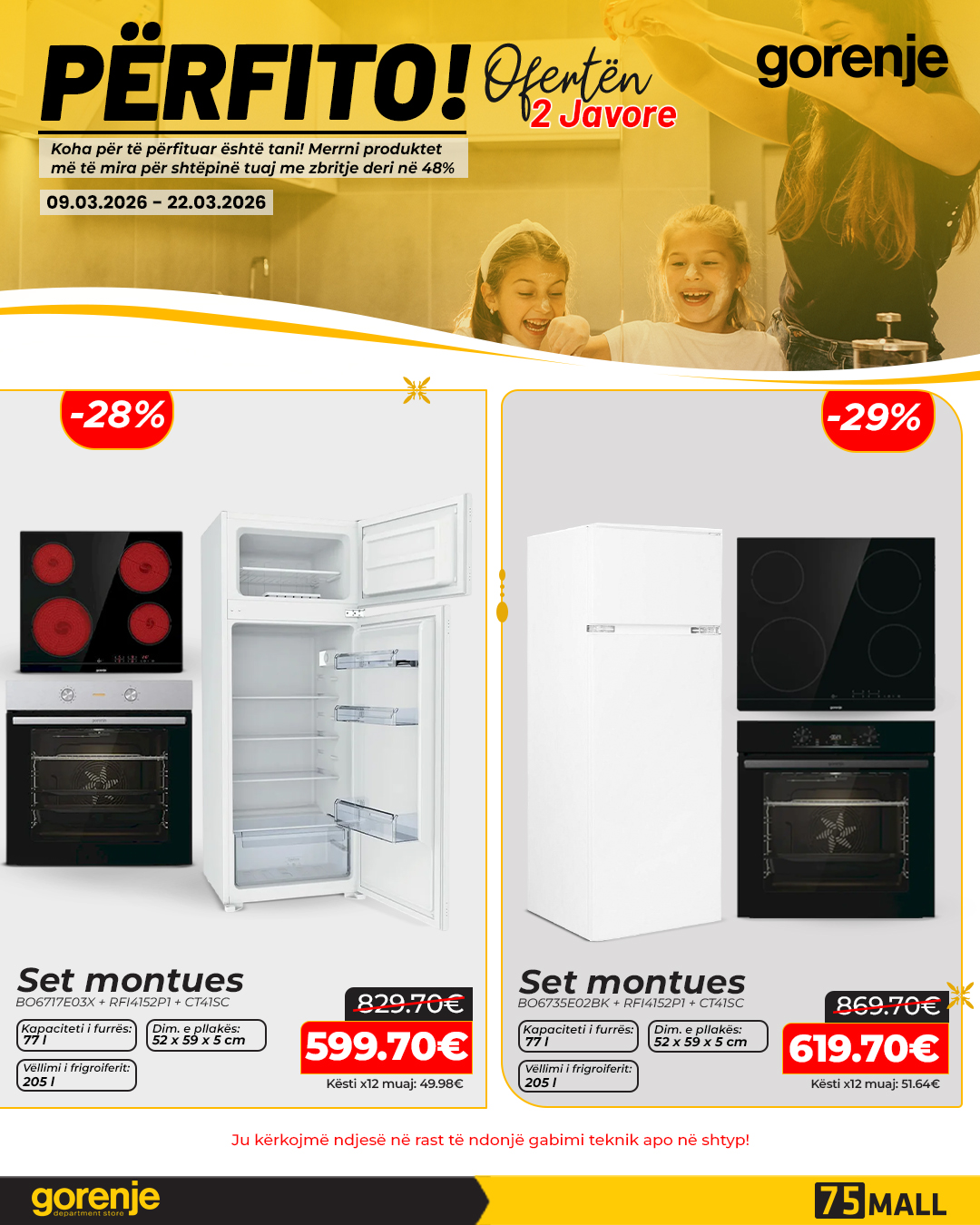 Gorenje Department Store Facebook ad