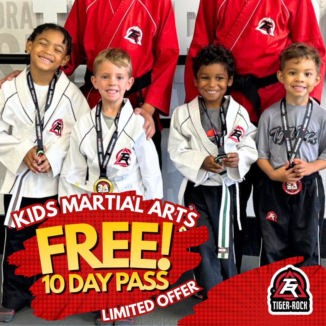 Tiger Rock Martial Arts - Colorado Springs Facebook ad: Kids Martial Arts, 10 Days FREE!