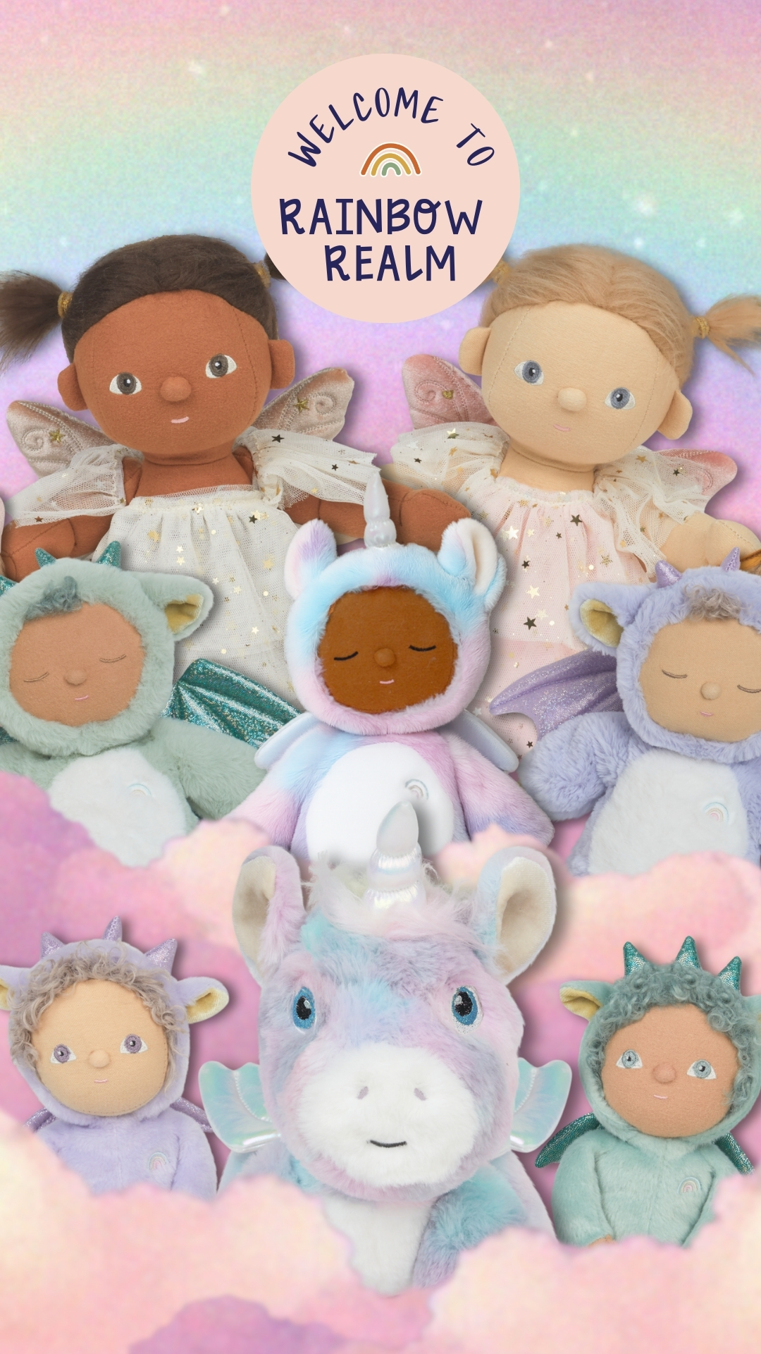 Olli Ella Facebook ad: Welcome to Rainbow Realm