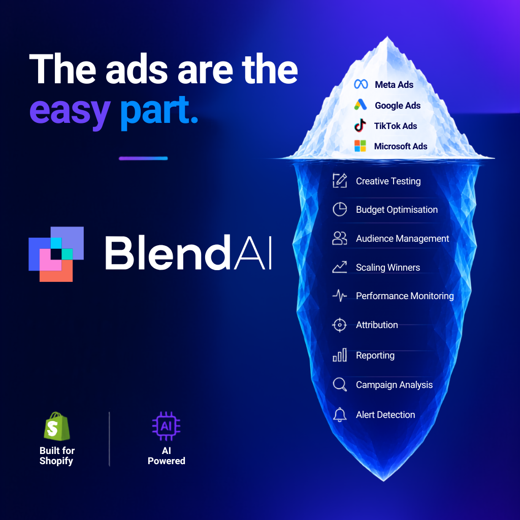 Blend AI Facebook ad