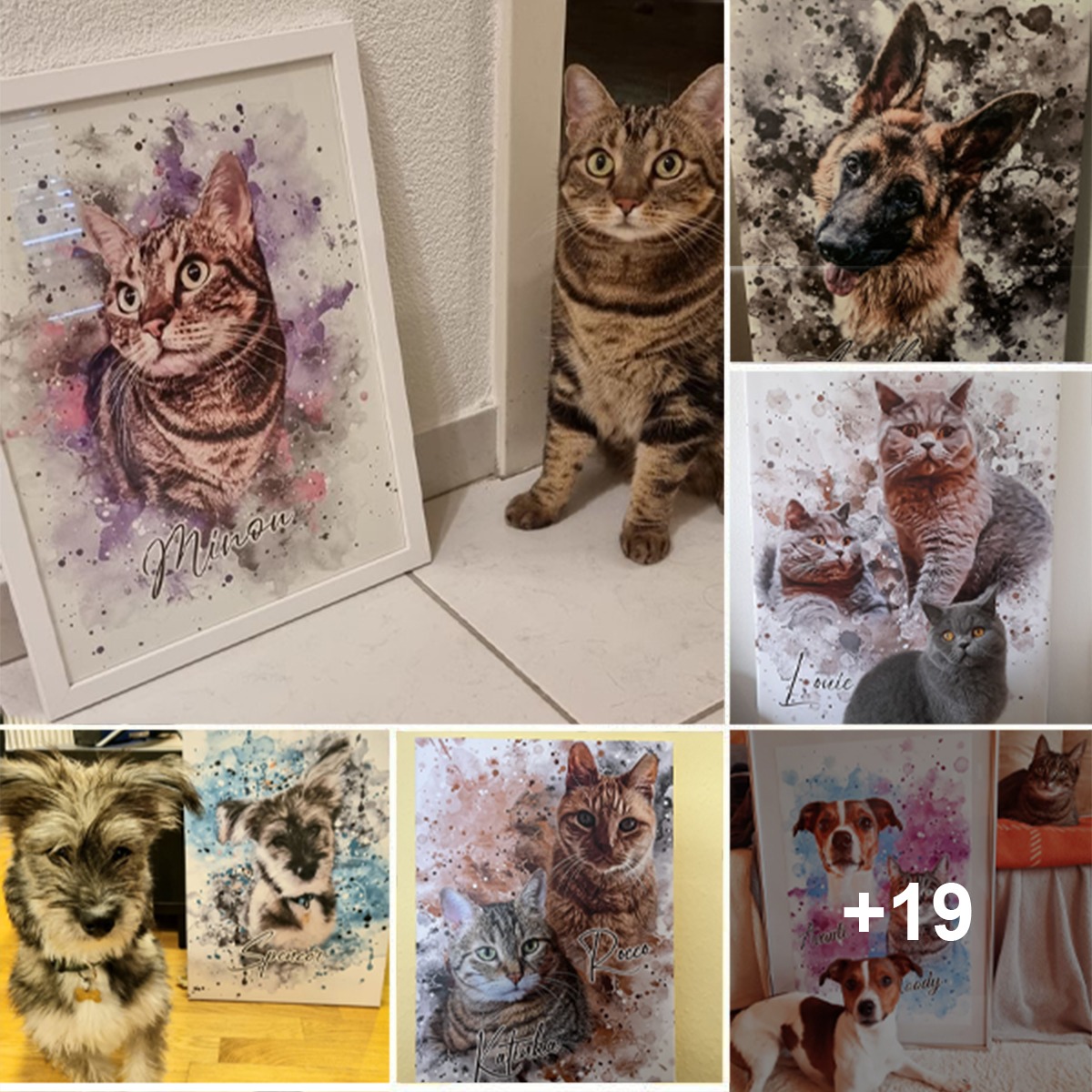 Tierisch Bedruckt Facebook ad: Sichere Dir Dein Kunstwerk