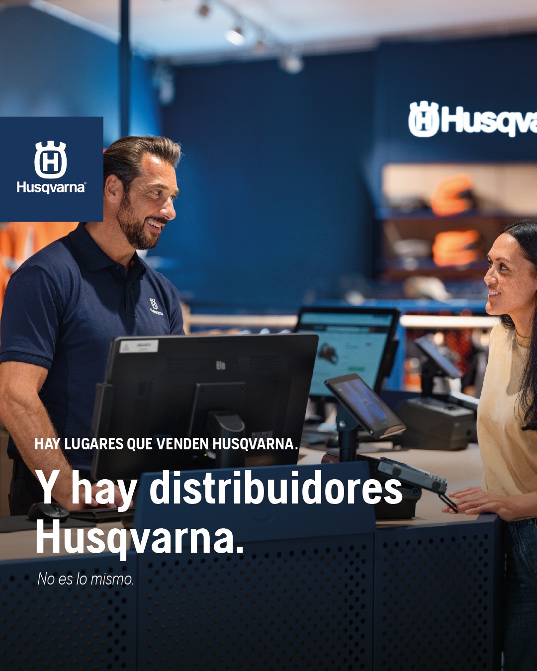 Husqvarna Colombia Facebook ad: No todos los que tienen una motosierra Husqvarna…