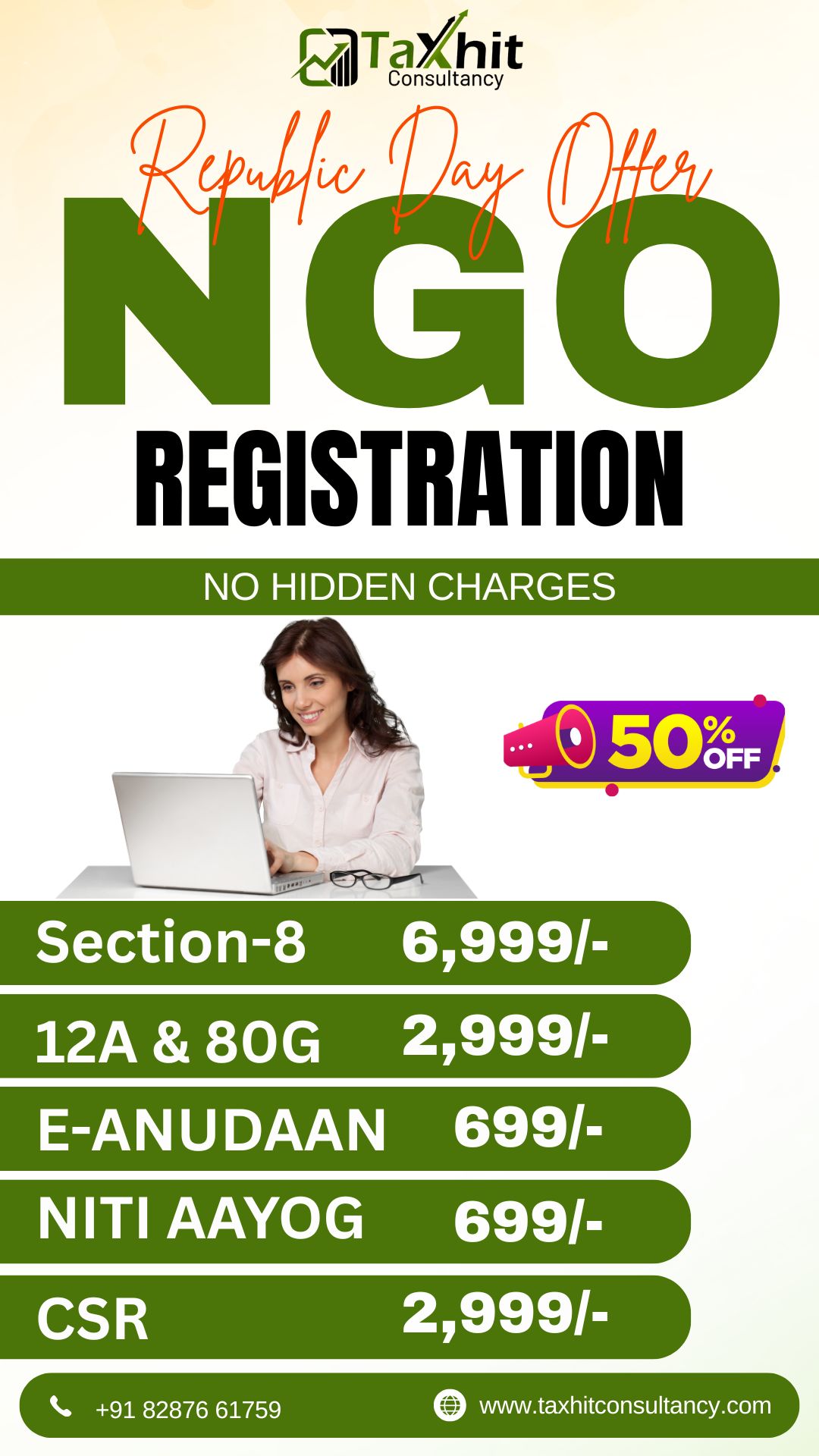 Taxhit consultancy Pvt Ltd Facebook ad from Jan 22, 2026
