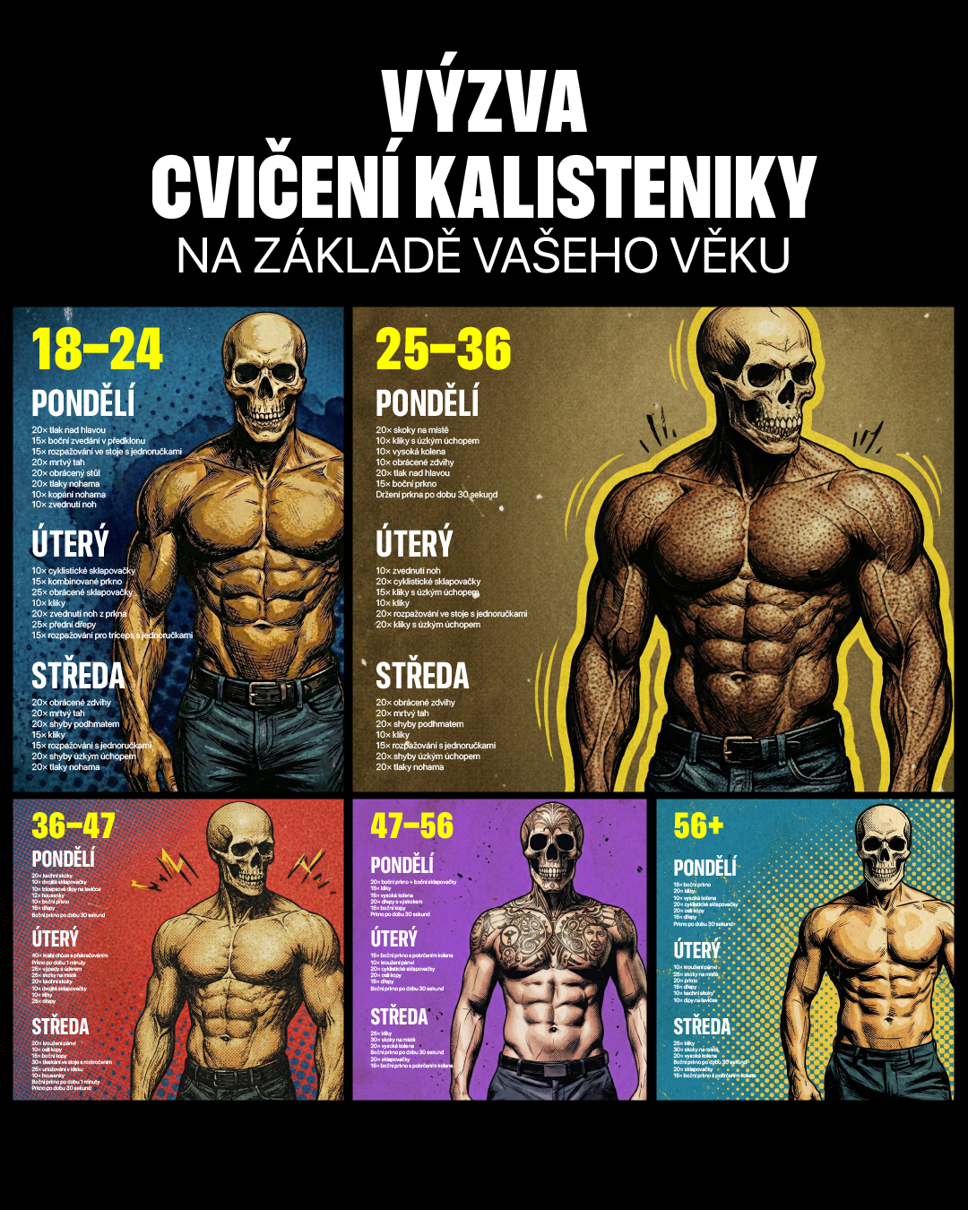 21 Day Calisthenics Challenge Facebook ad