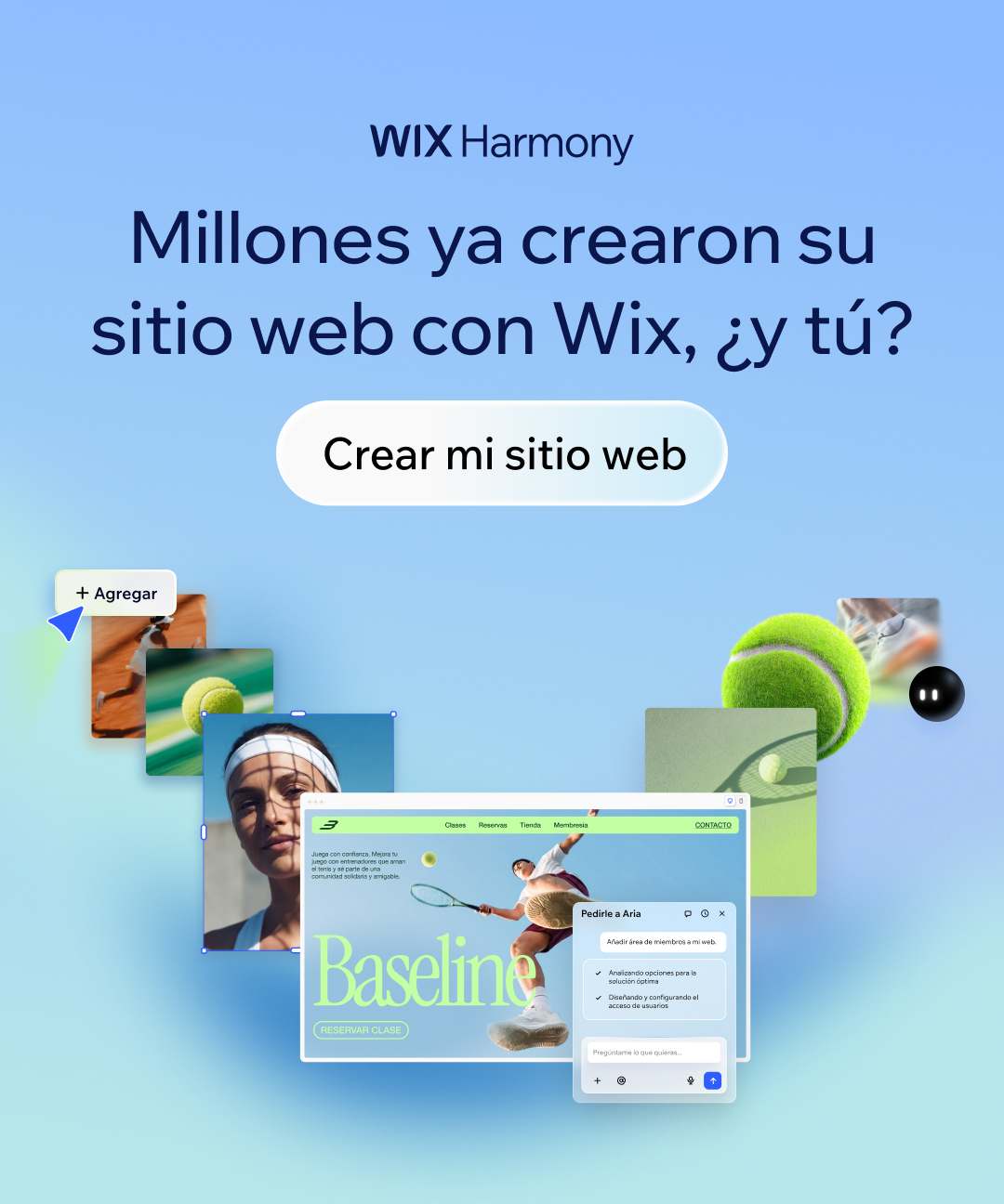 Wix Facebook ad