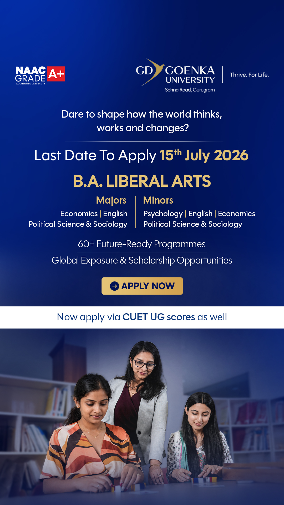 GD Goenka University Facebook ad