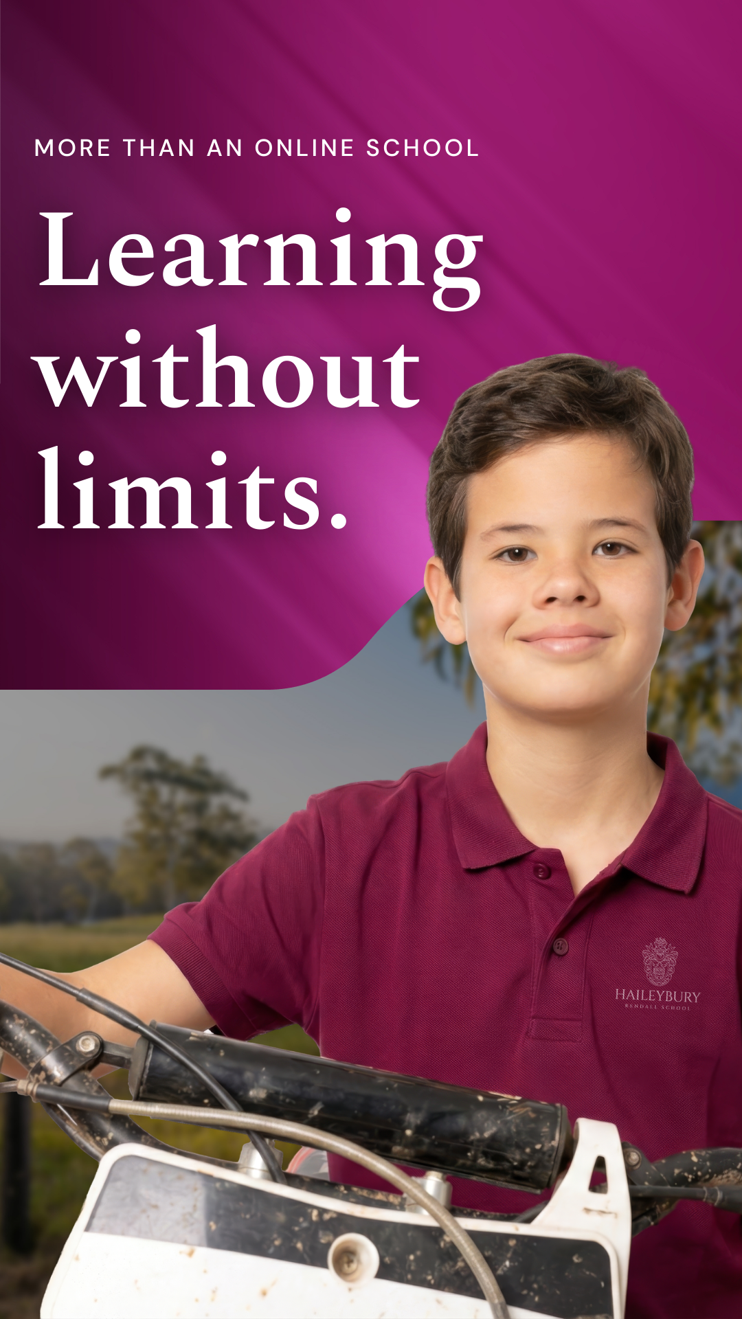 Haileybury Pangea Facebook ad