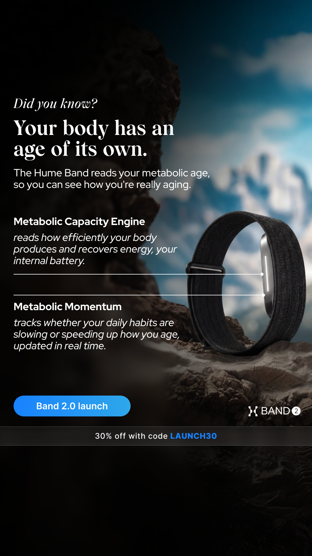 Hume Health Facebook ad