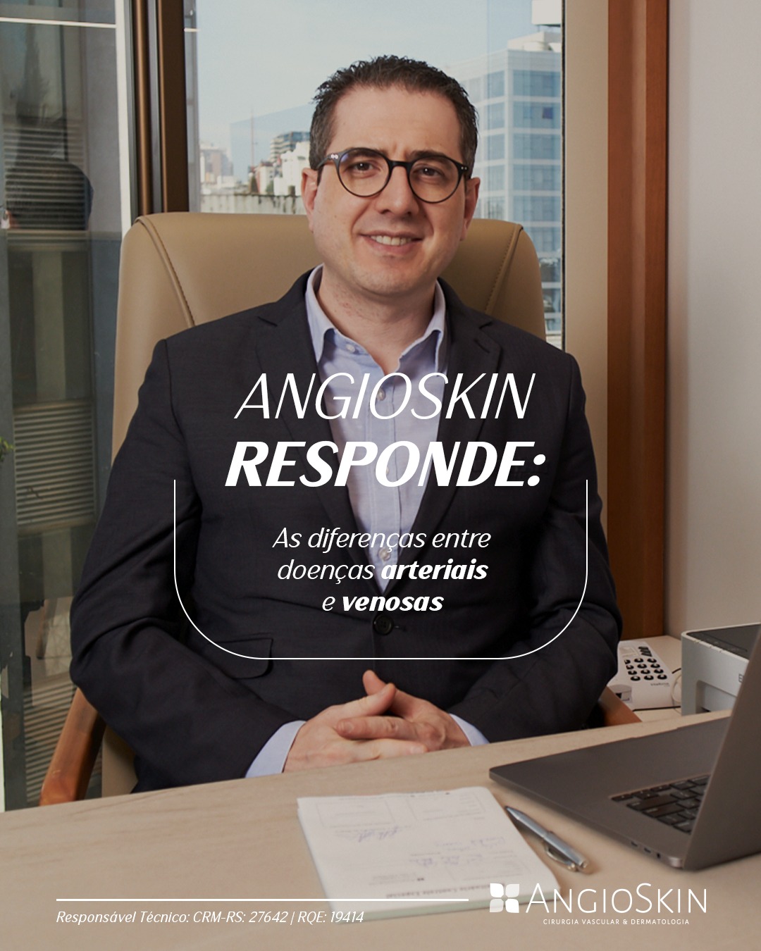 AngioSkin Facebook ad: Embora ambas façam parte do sistema circulatório, as…