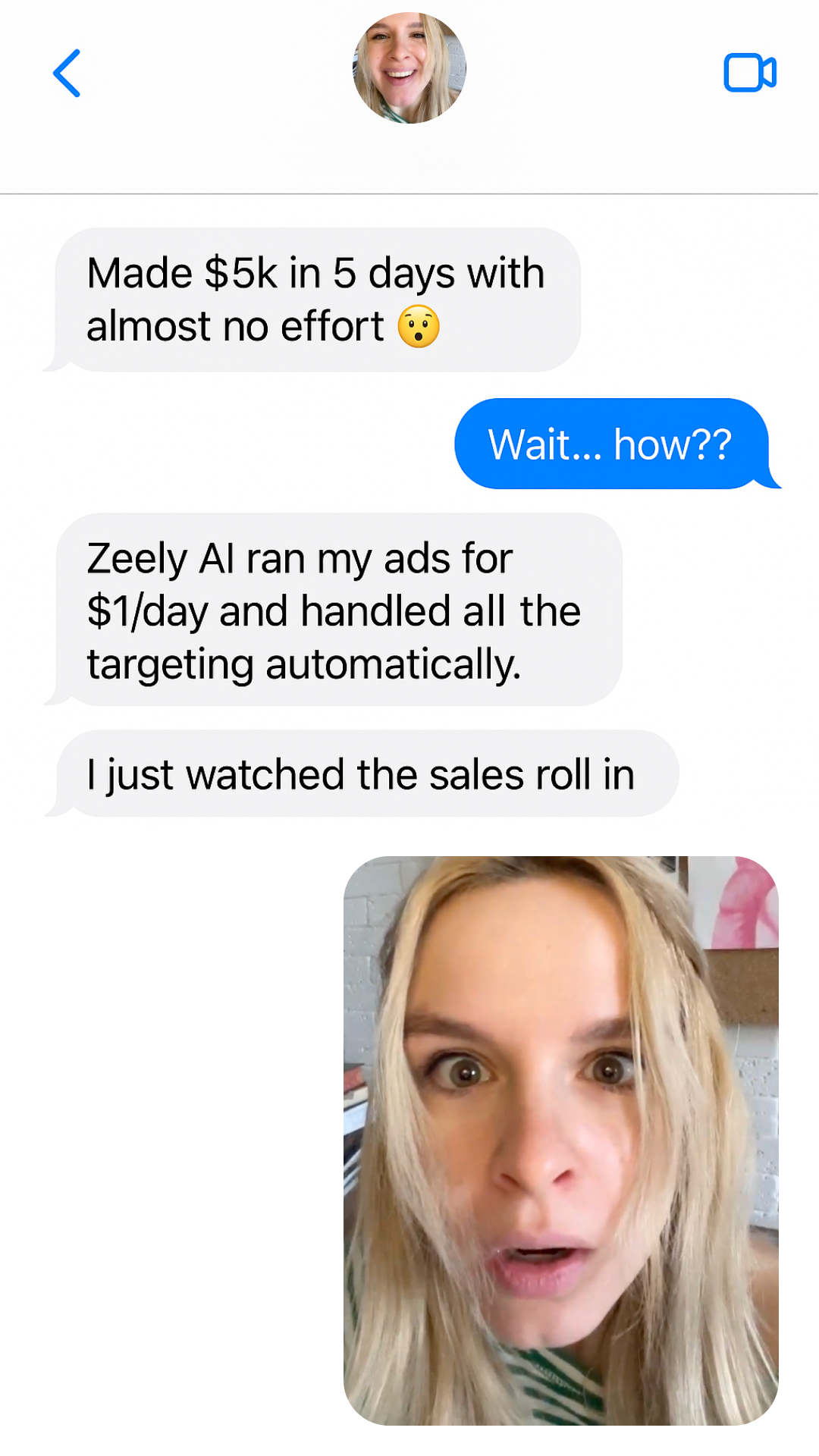Zeely: Grow Sales with AI Facebook ad