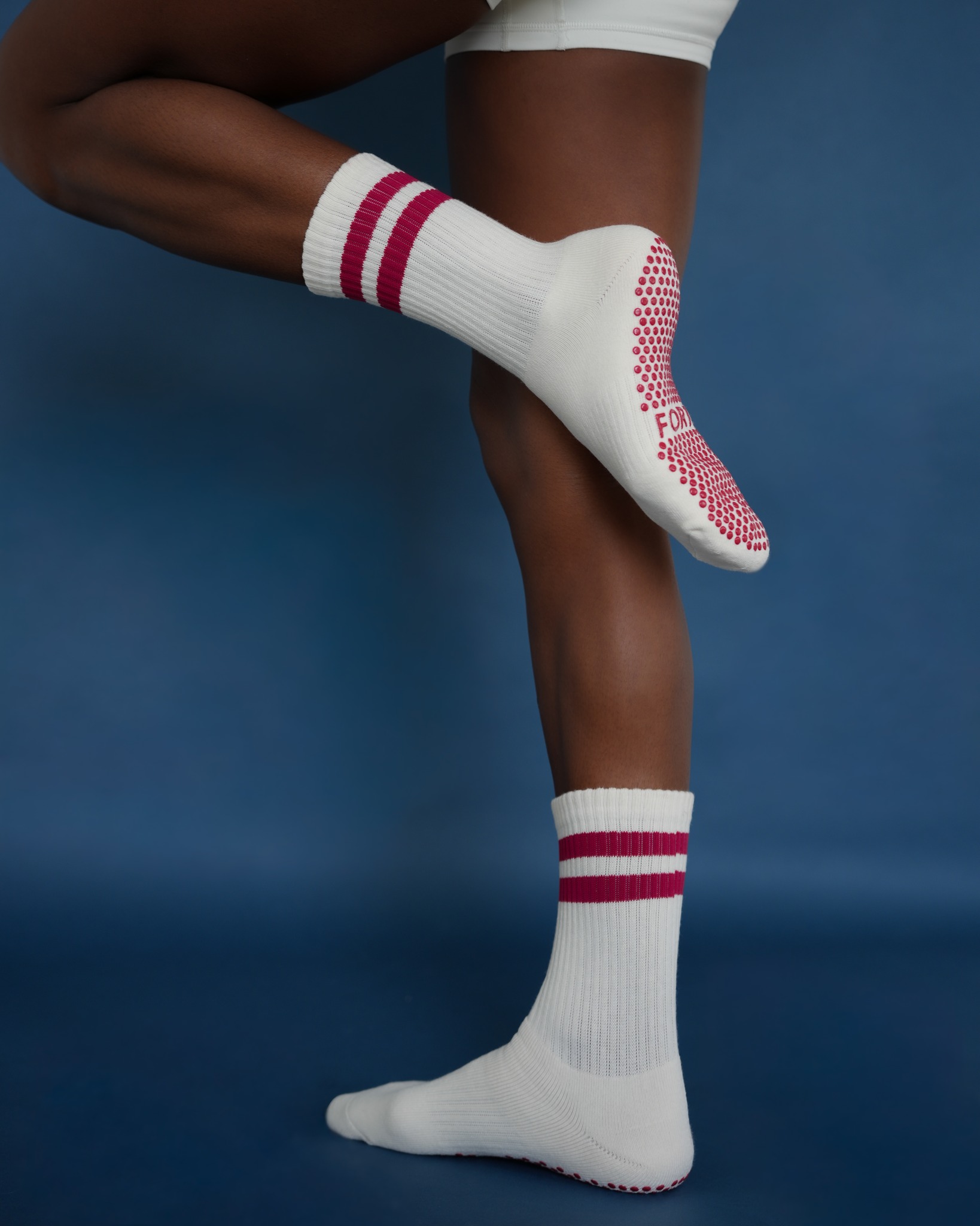 FORTY Grip Socks Facebook ad: Fun and functional grip socks for your movement…