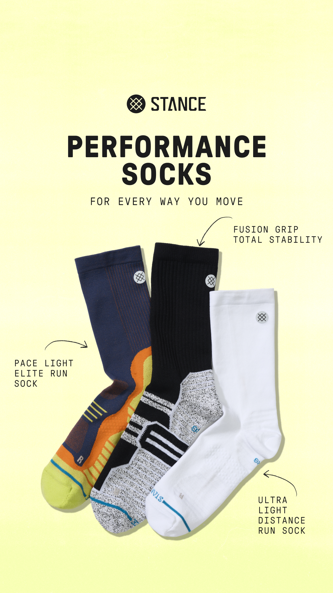 Stance Facebook ad