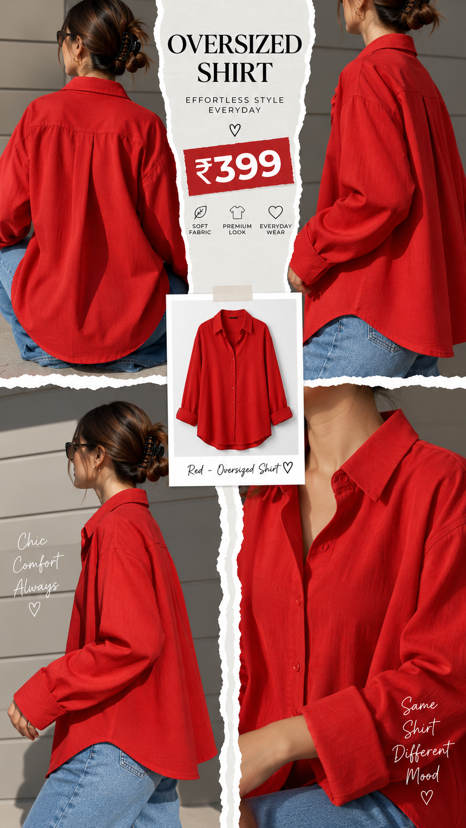 Urbunx Facebook ad: Shirts Starting at ₹399