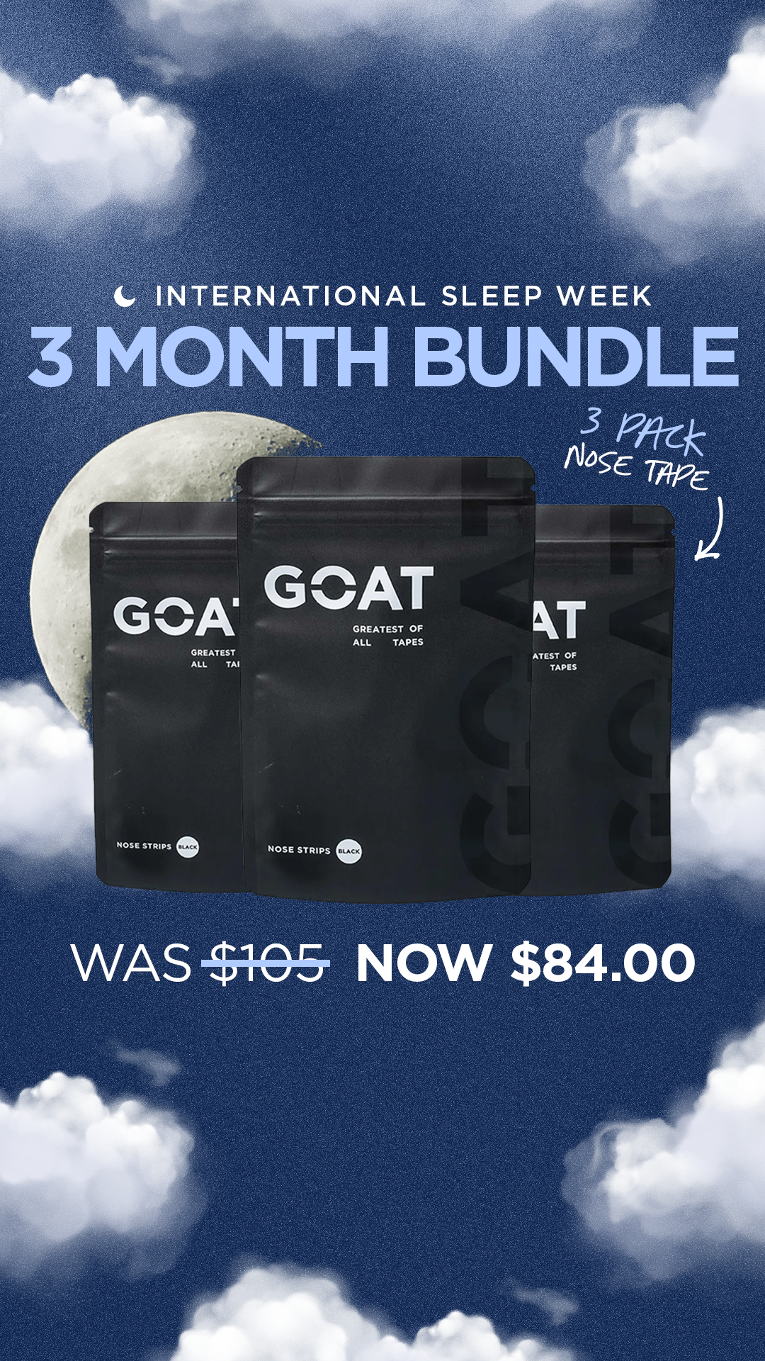 The GOAT  Facebook ad