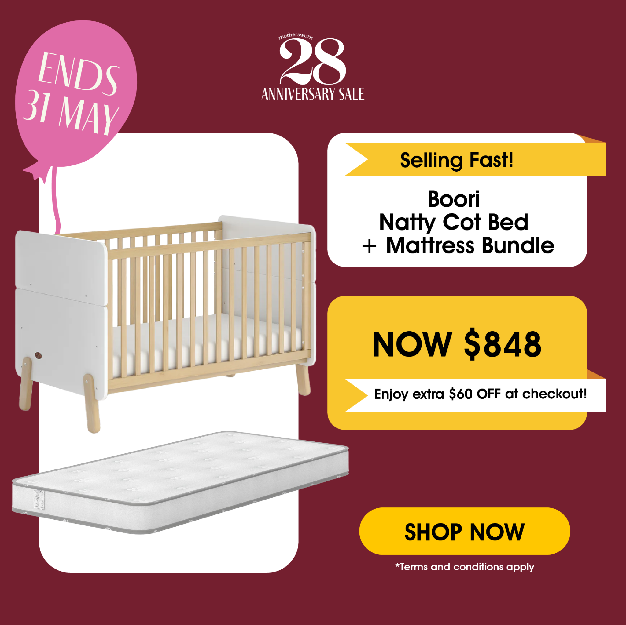 Motherswork Baby & Kids Facebook ad