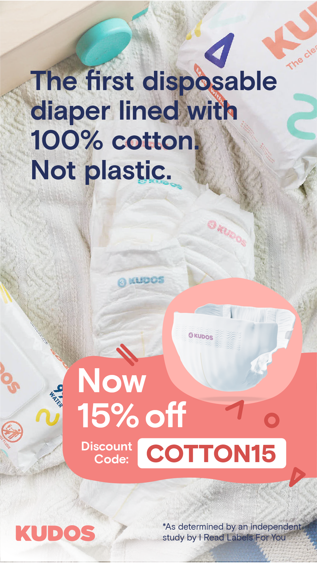 Kudos Facebook ad