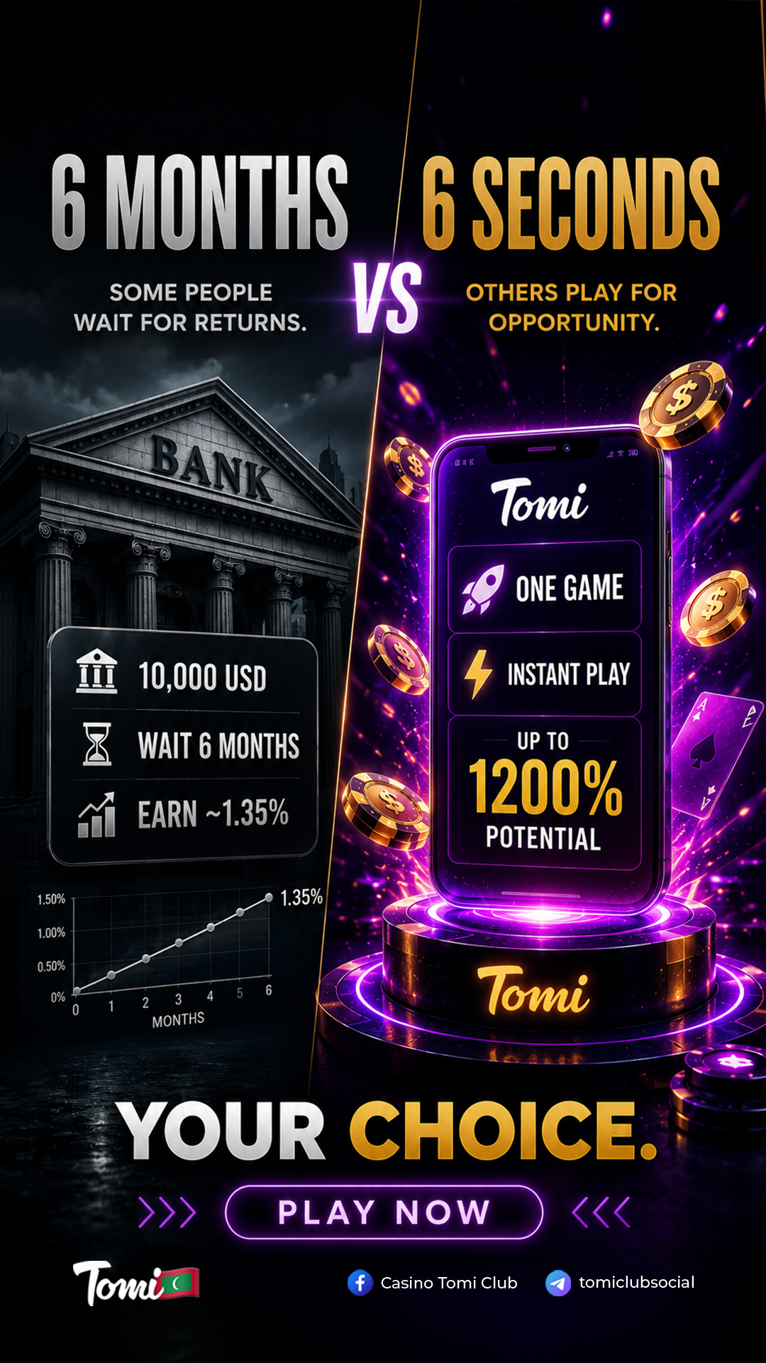 Maldives Casino Tomi Club Facebook ad from Jun 29, 2026