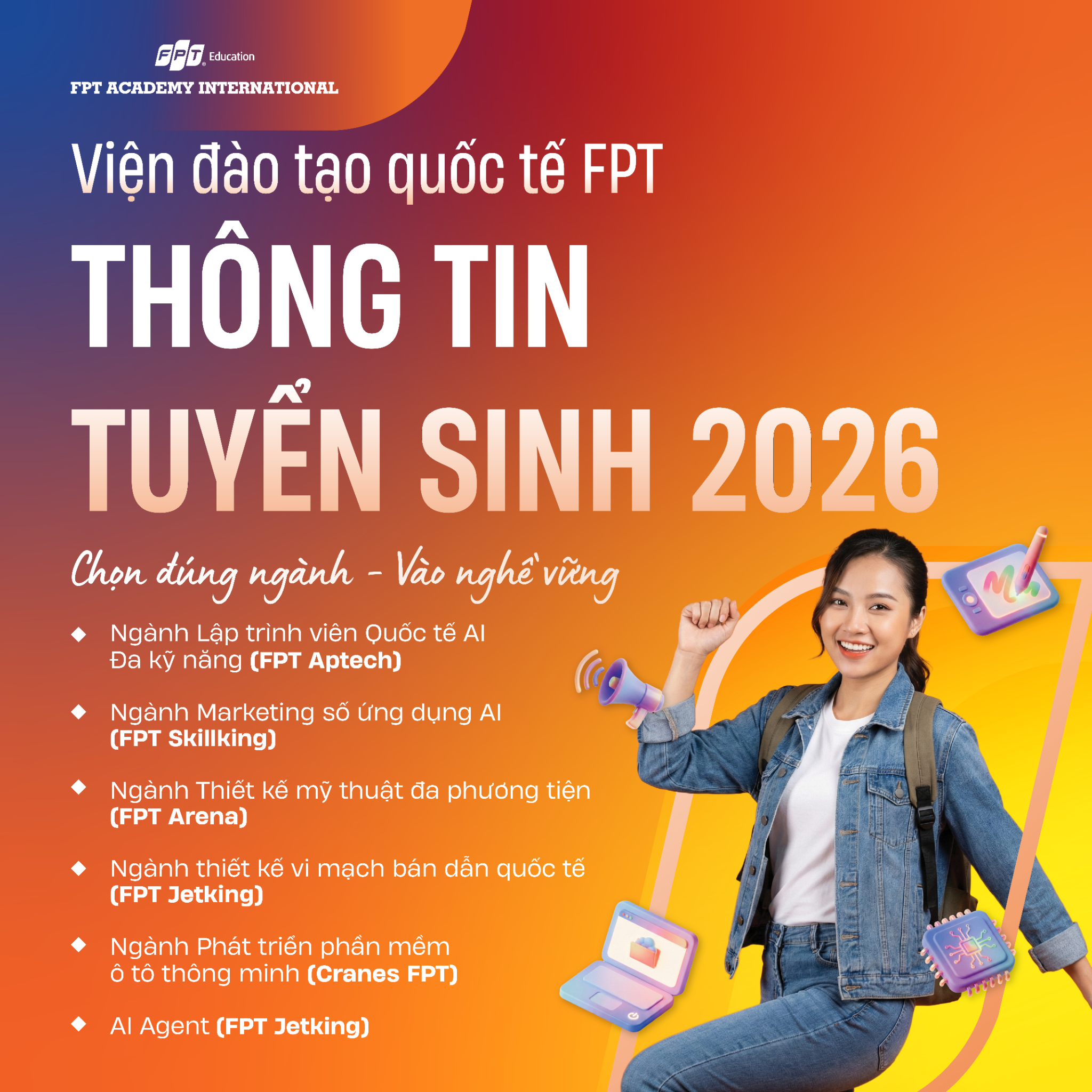 Viện đào tạo Quốc tế FPT Facebook ad