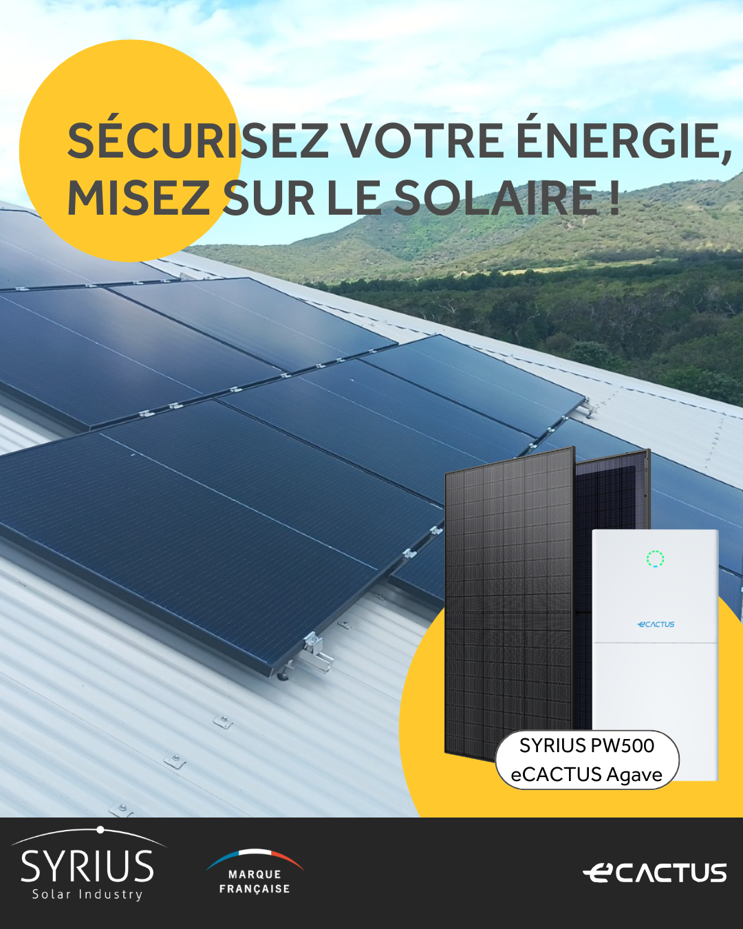Syrius Solar Nouvelle-Calédonie Facebook ad: Votre étude gratuite