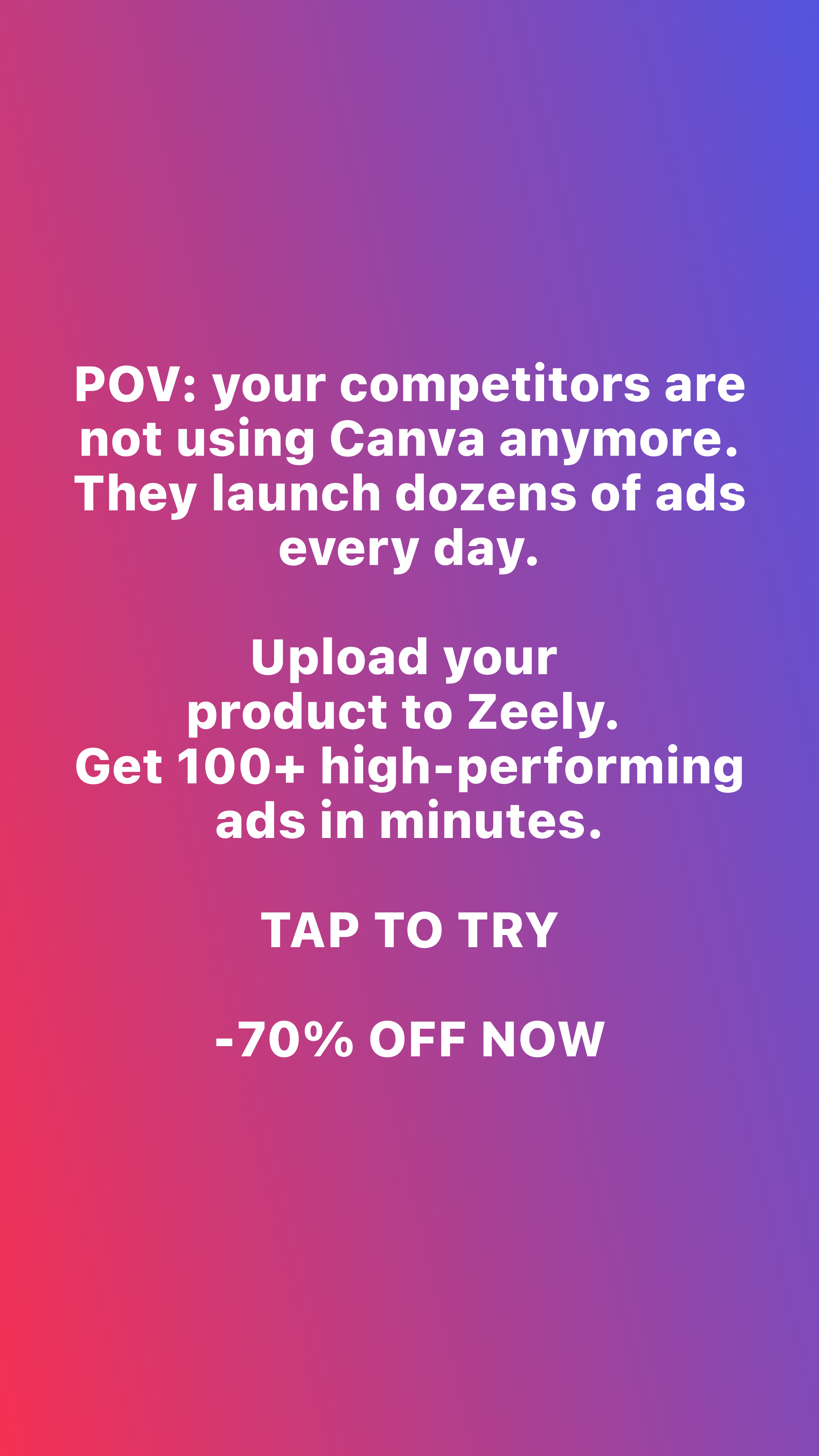 Zeely Facebook ad
