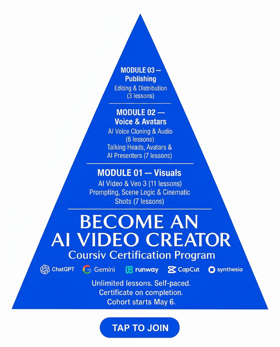 AI Weekly Facebook ad