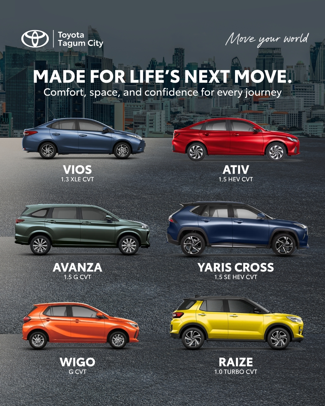 Toyota Tagum Facebook ad: From daily drives to bigger plans ahead, Toyota…