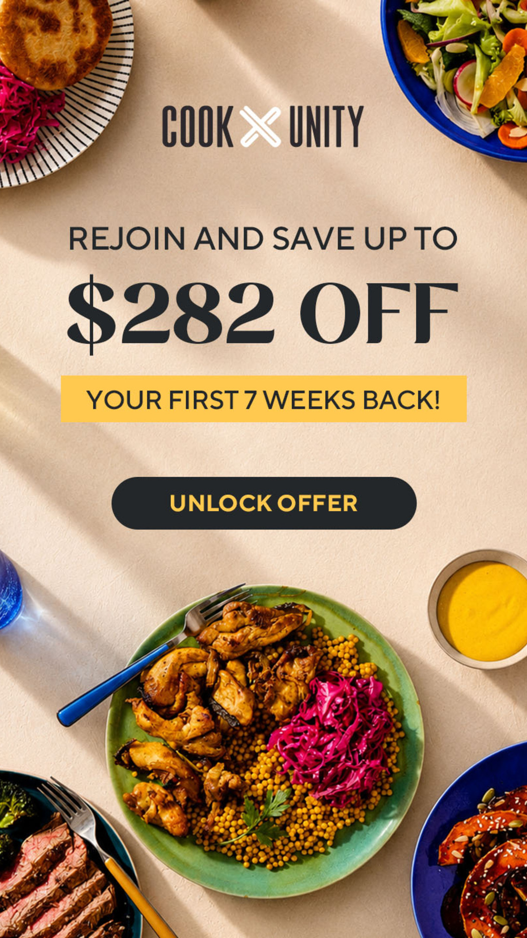 CookUnity Facebook ad