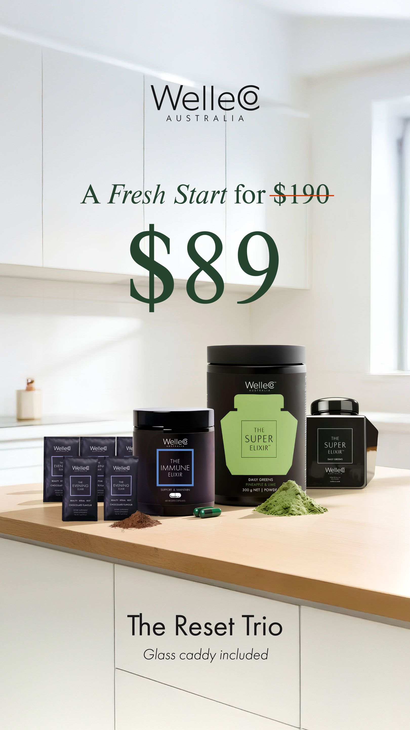 WelleCo Facebook ad