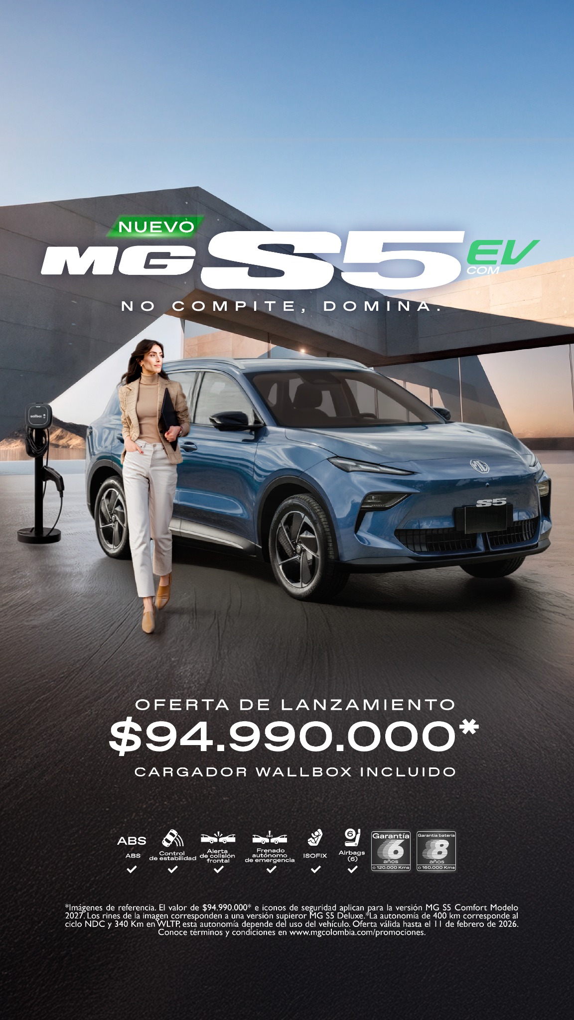 MG Colombia Facebook ad: Un SUV eléctrico que reduce gastos y se…