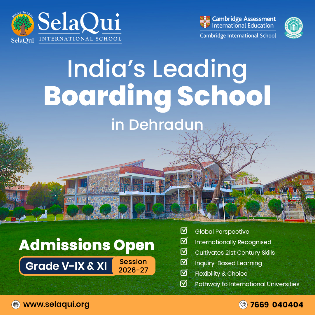 SelaQui International School Facebook ad: Dehradun’s Premier Boarding School