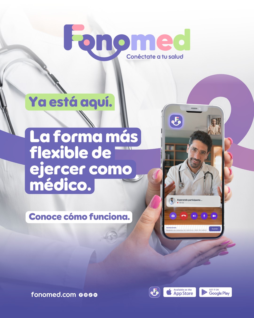 Fonomed Facebook ad: Fonomed, Secure Digital Medicine & Telehealth