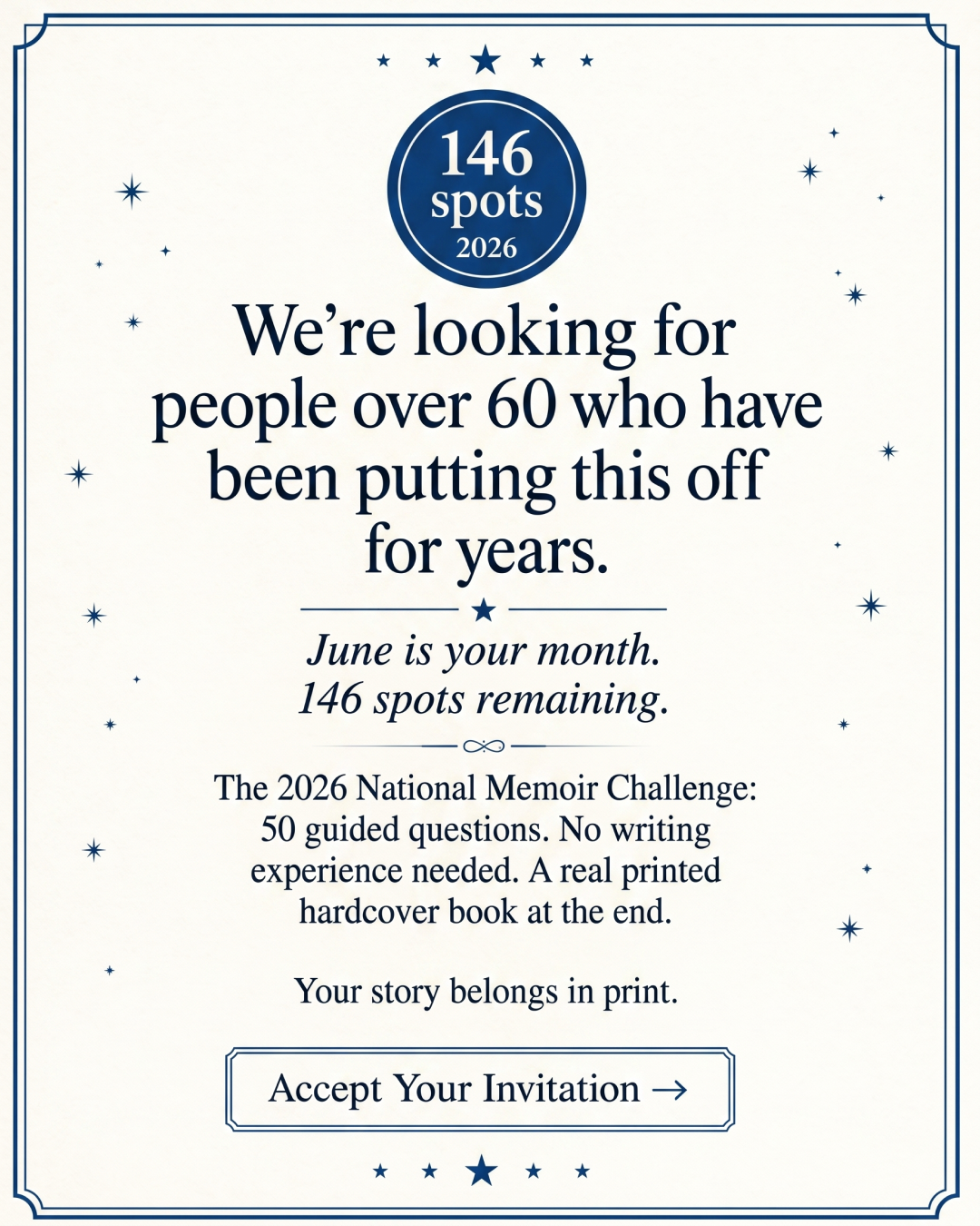 Memowrite Facebook ad