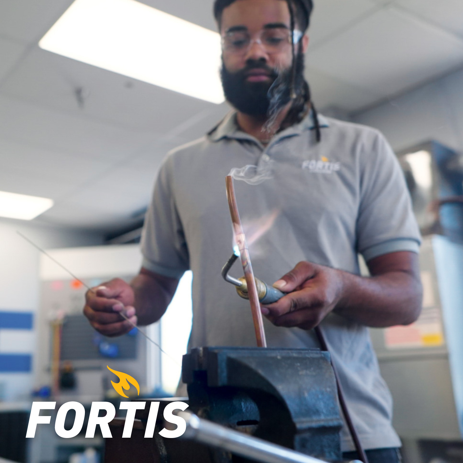 Fortis Colleges and Institutes Facebook ad: Fortis HVAC-R Tech Training