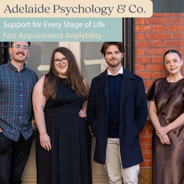 Adelaide Psychology & Co Facebook ad: Some days can feel heavier than others.