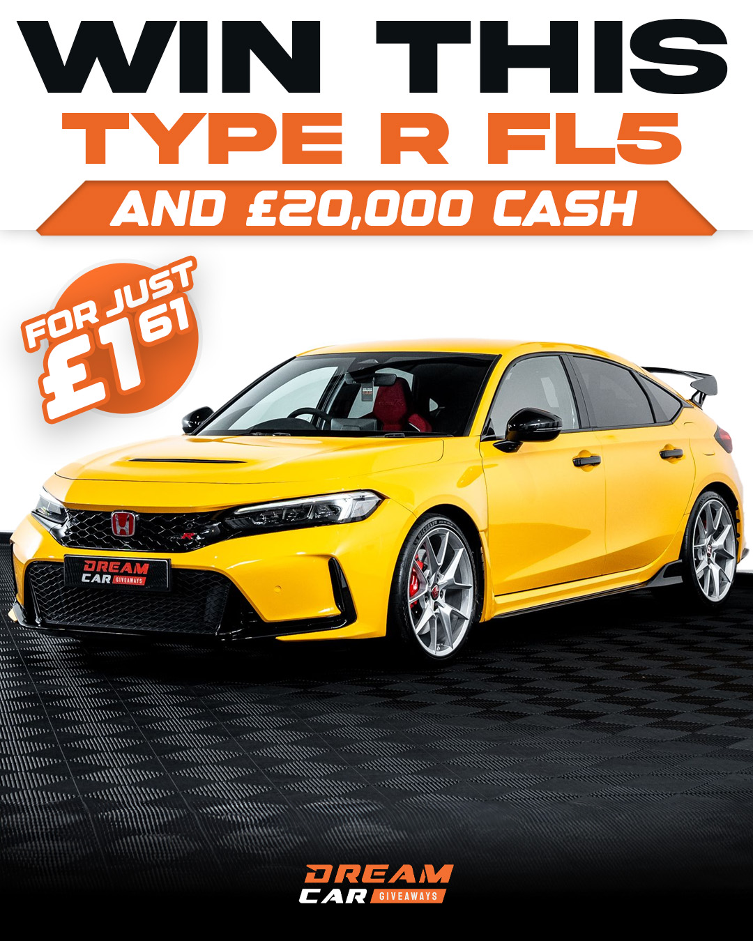 Dream Car Giveaways Facebook ad