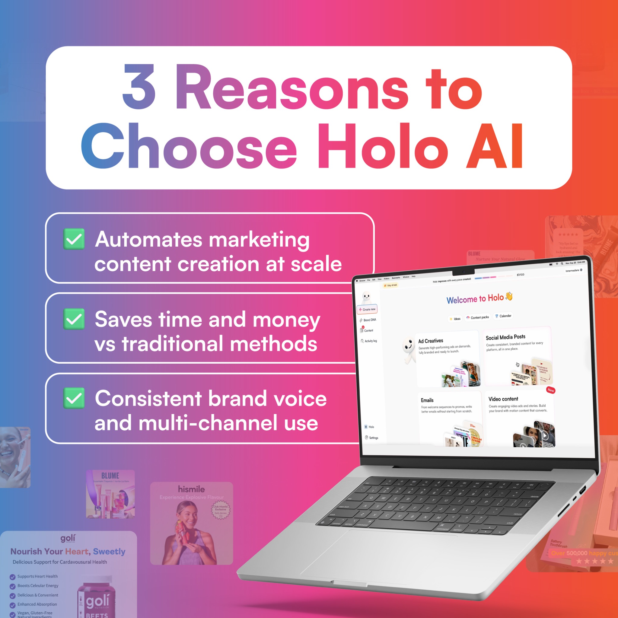 Holo Facebook ad