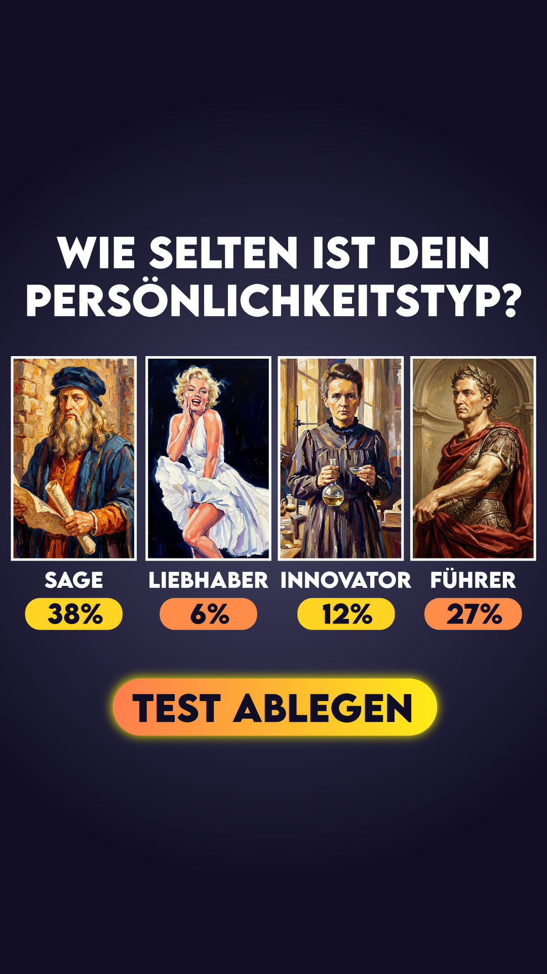 Personality Type Facebook ad