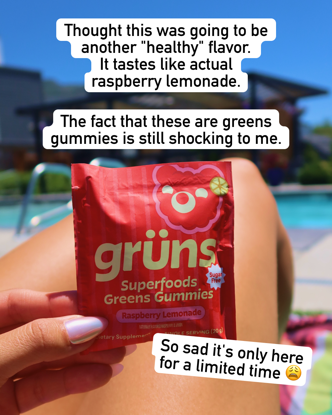 Grüns Facebook ad