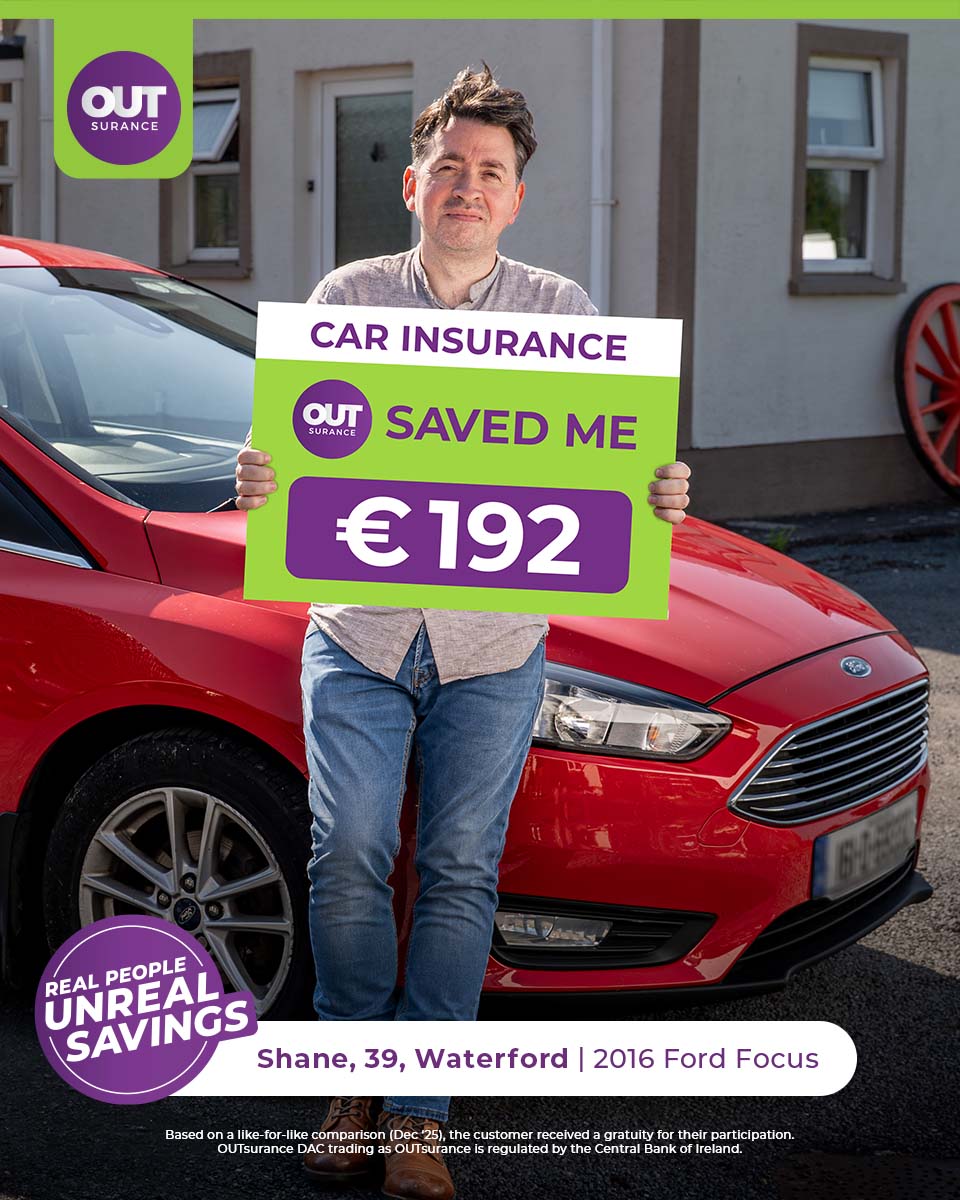 OUTsurance Ireland Facebook ad