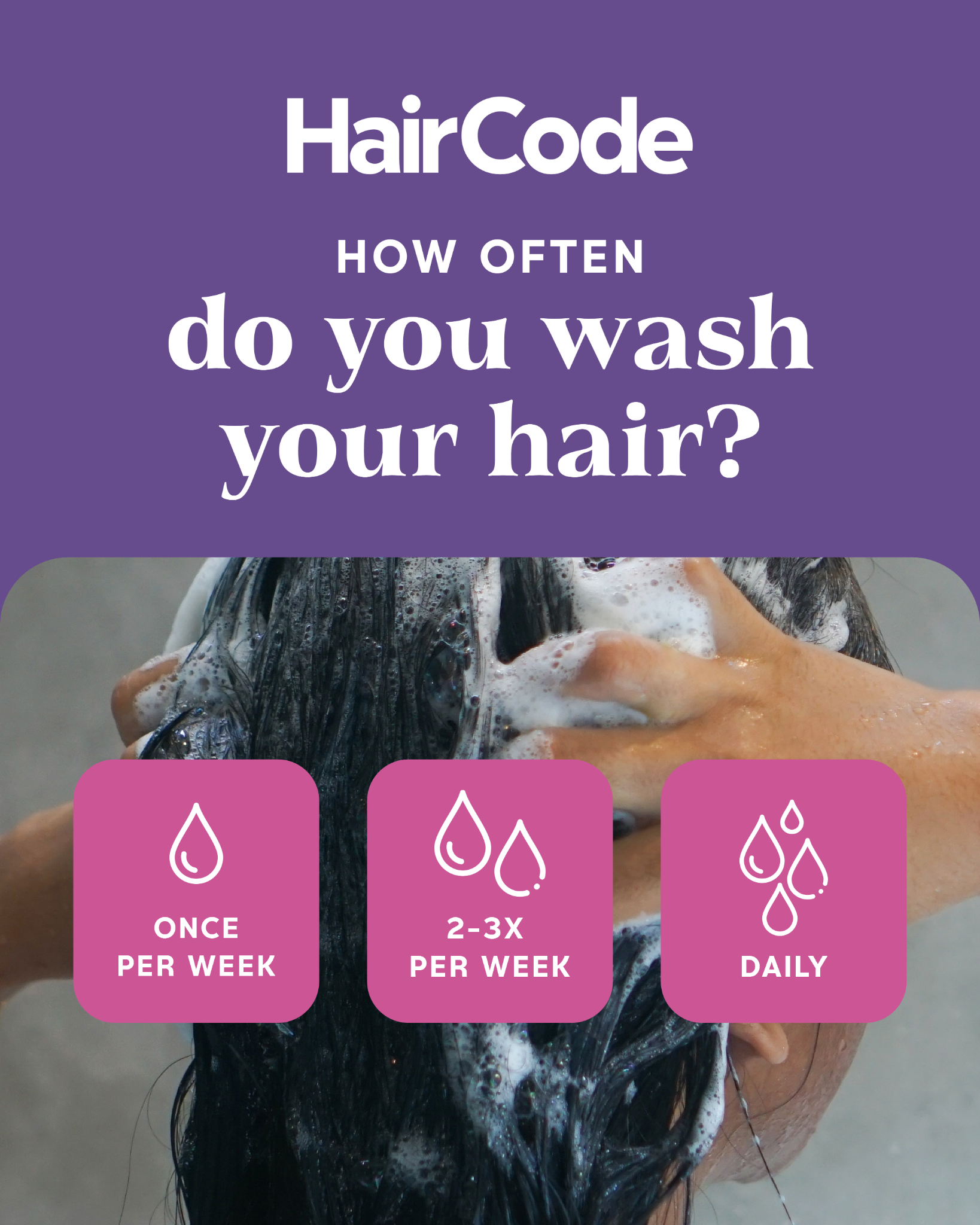 HairCode Facebook ad