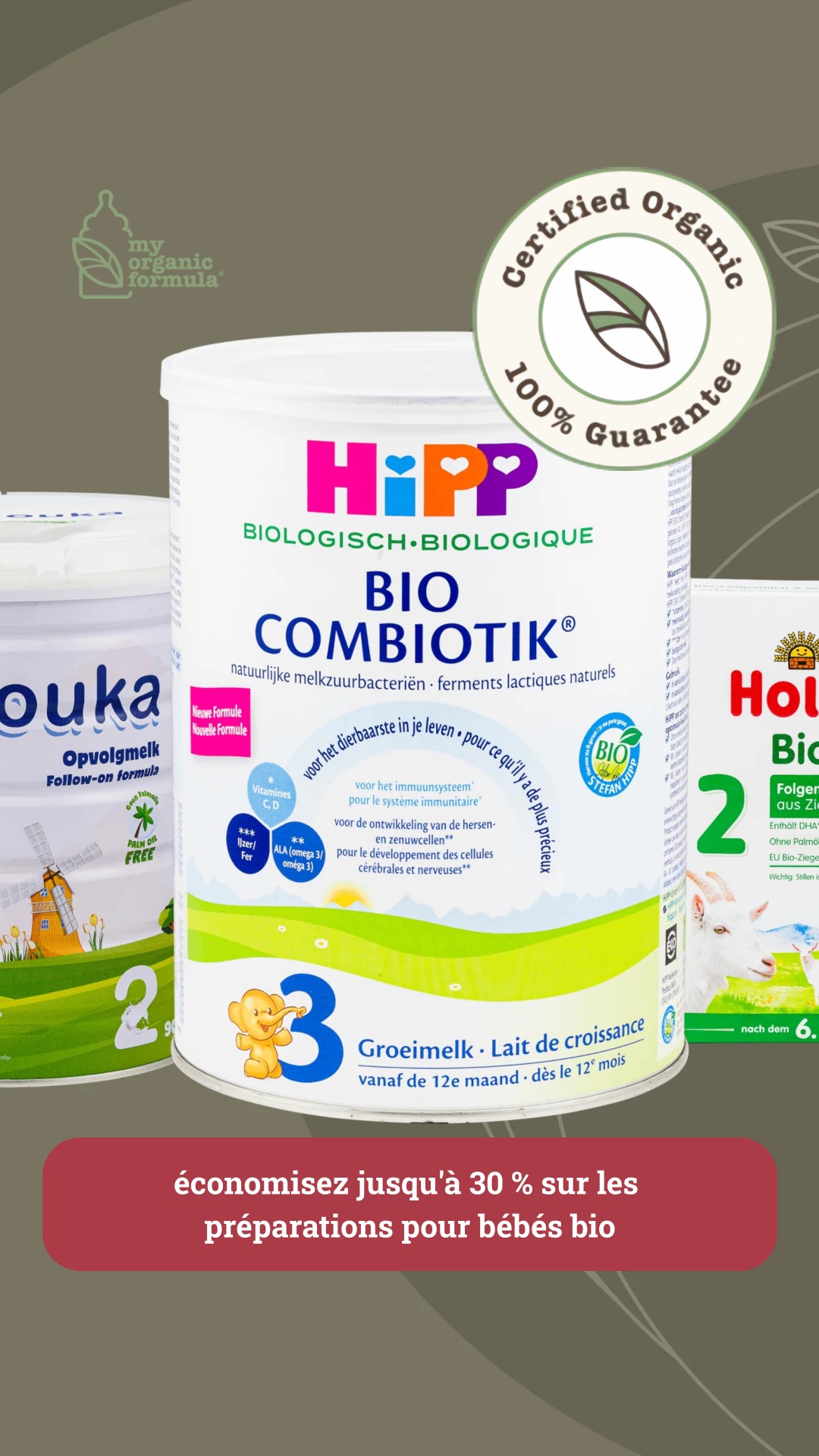 My Organic Formula Facebook ad