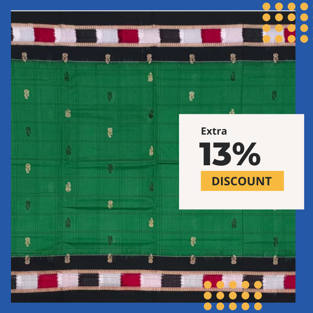 OdiKala Facebook ad: Discover the beauty of Bomkai cotton sarees, handwoven…