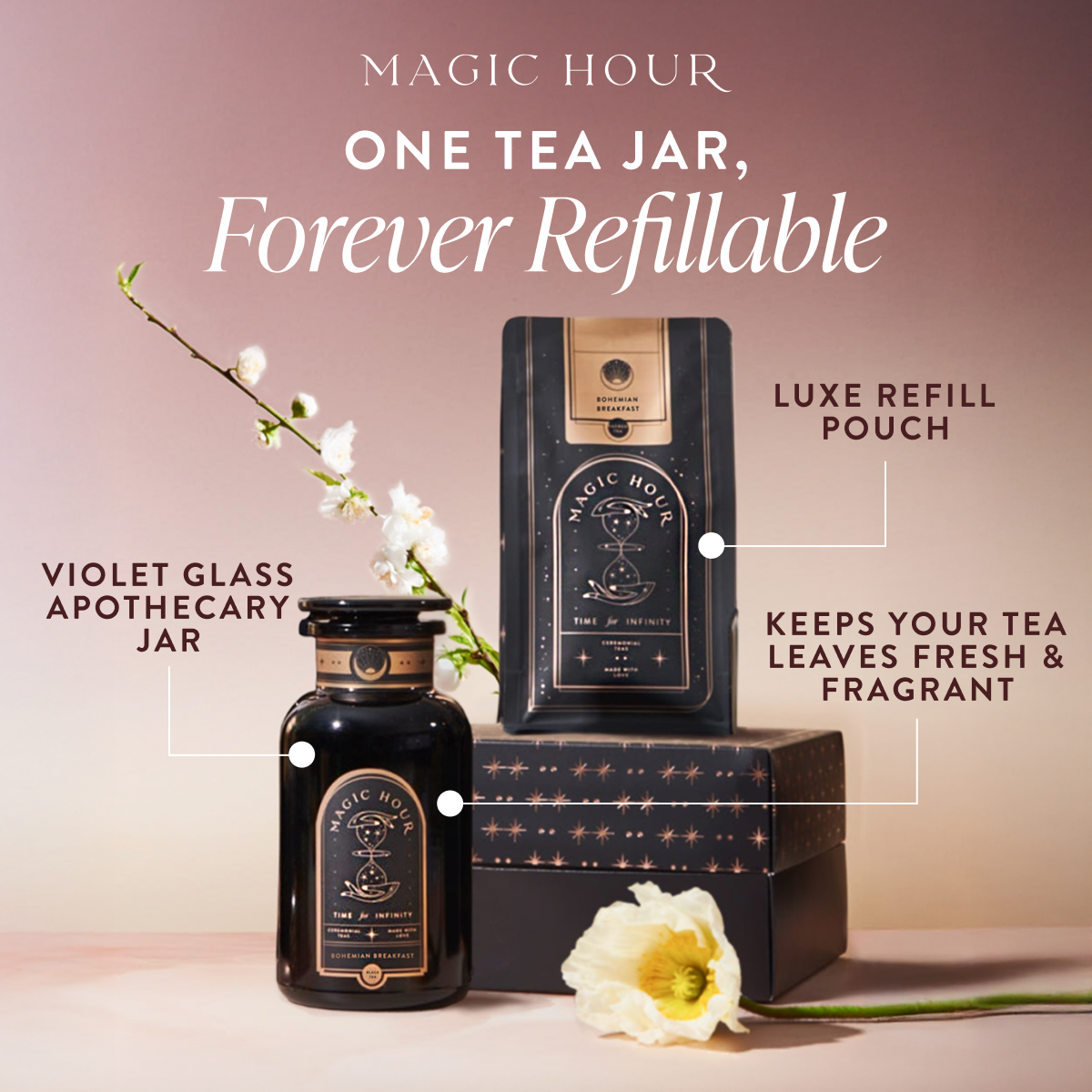Magic Hour Tea & Transformation Facebook ad