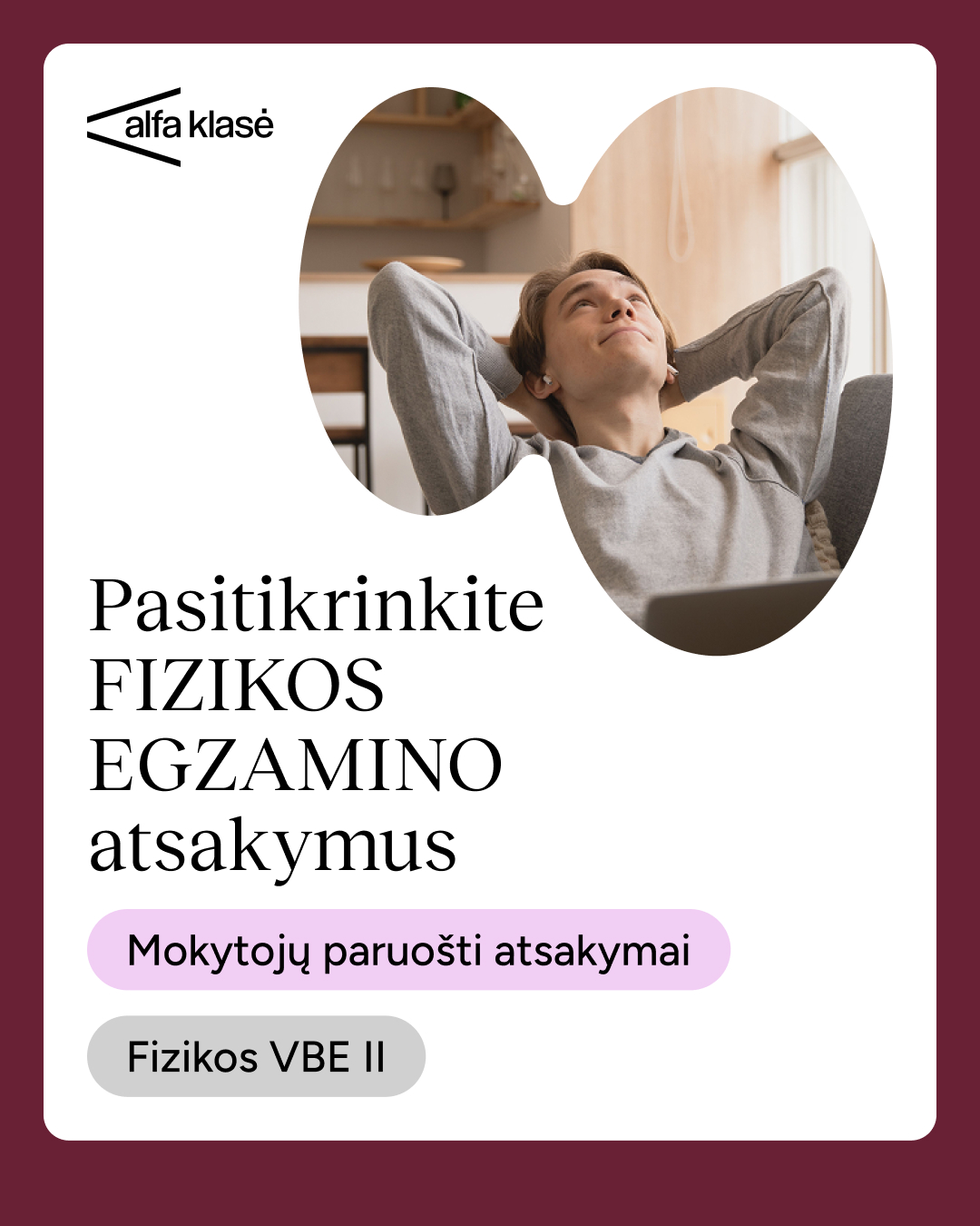 Alfa Klasė Facebook ad
