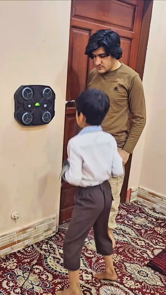 Welfareis home Facebook ad: Punch, Play, and Pump It Up, Bluetooth Music…
