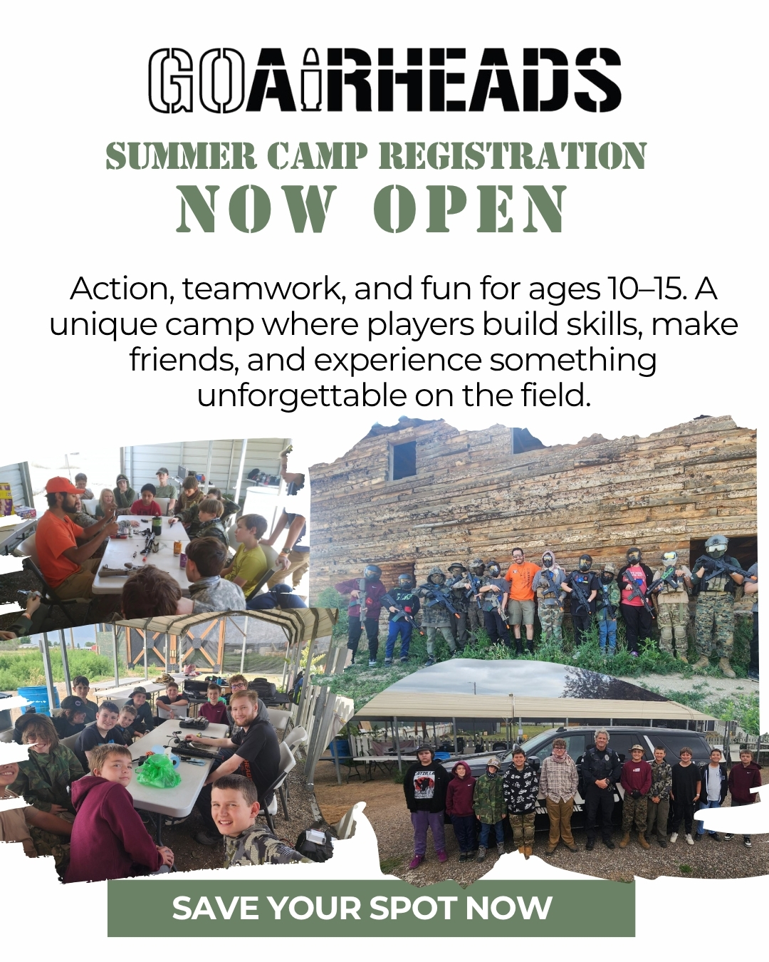 GoAirheads Facebook ad: Summer Camp