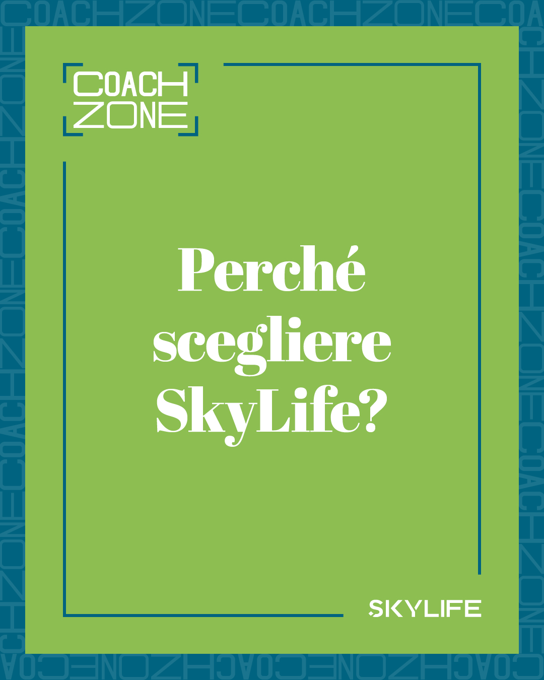Skylife coaching Facebook ad: Nella nostra Coach Zone ti spieghiamo perché dovresti…