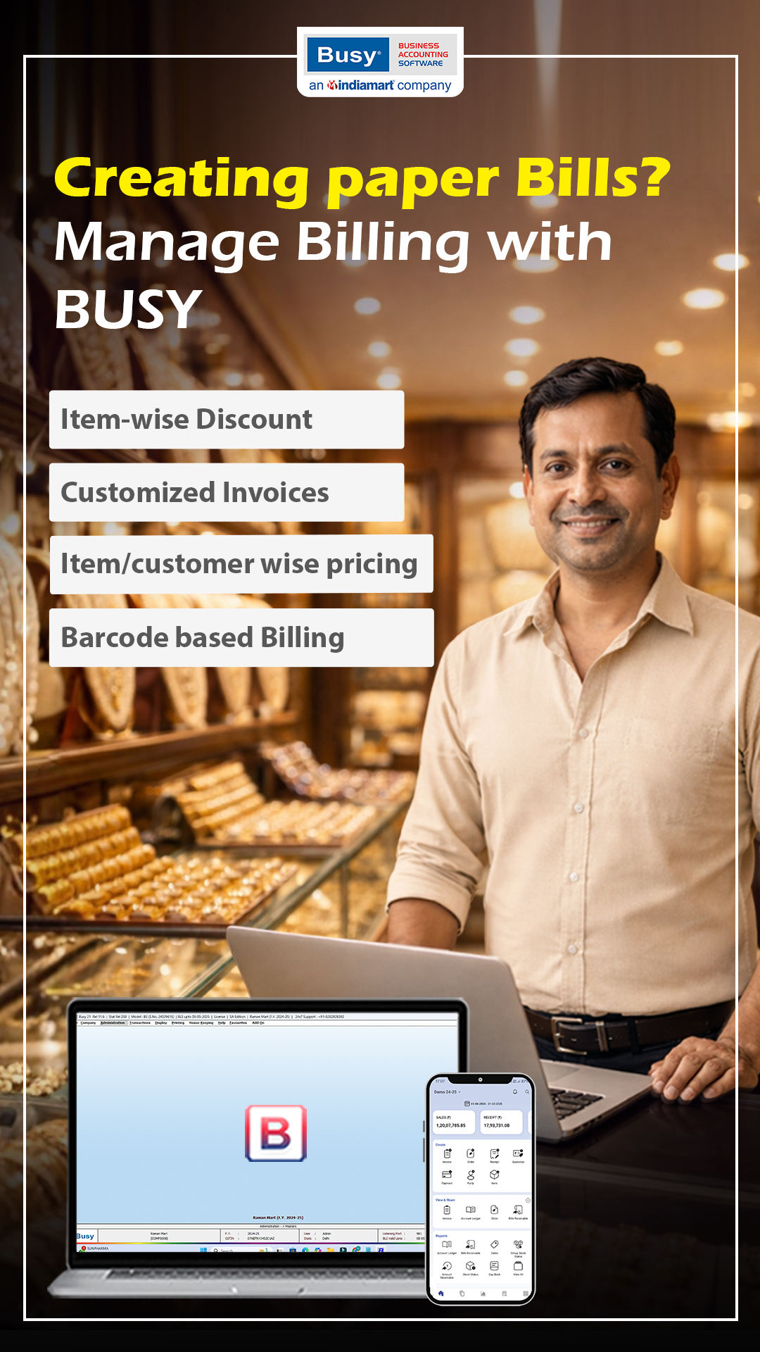 Busy Accounting Software Facebook ad